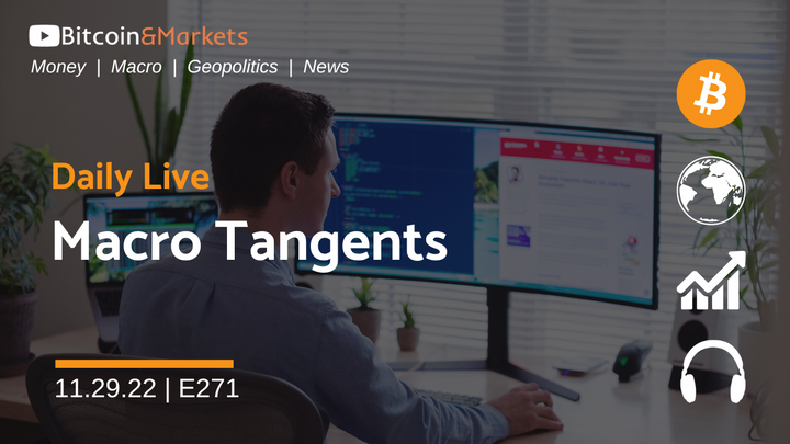 Macro Tangents - Daily Live 11.29.22 | E271