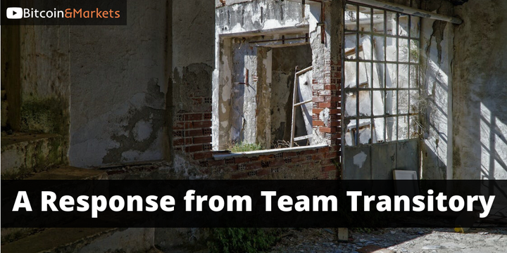 A Response from Team Transitory